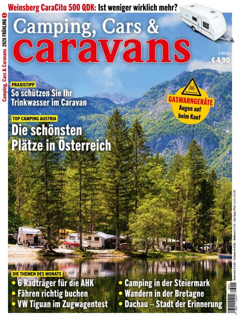 Camping, Cars & Caravans Ausgabe 02/2026