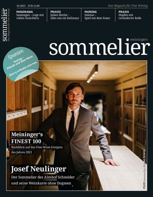 Meiningers Sommelier - Das Magazin für Fine Wining Ausgabe 01/2023