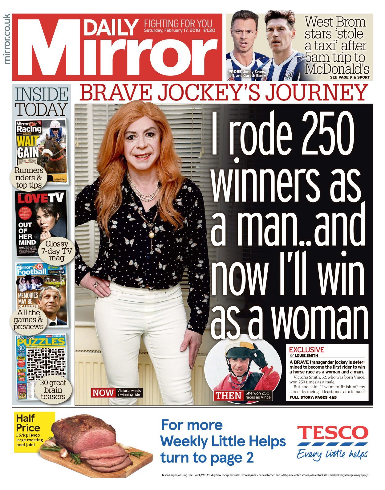 Daily Mirror 20180217