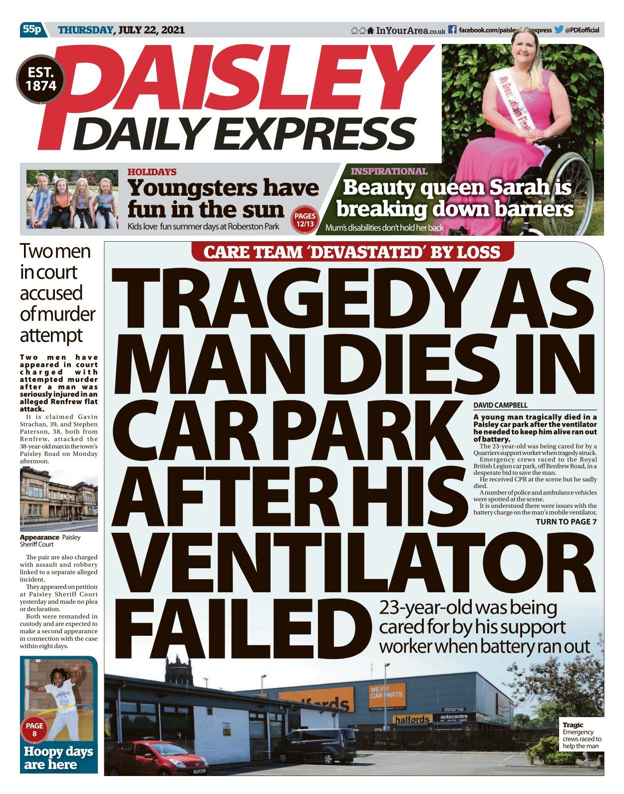 Paisley Daily Express 2021 07 22