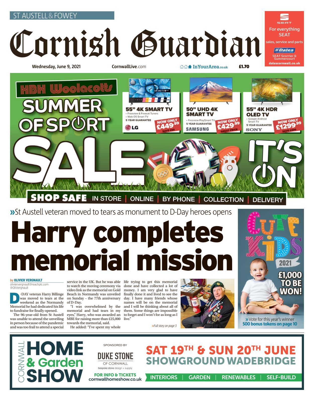Cornish Guardian St Austell 20210609