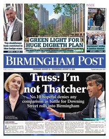 Birmingham Post Newspaper 2022-08-25