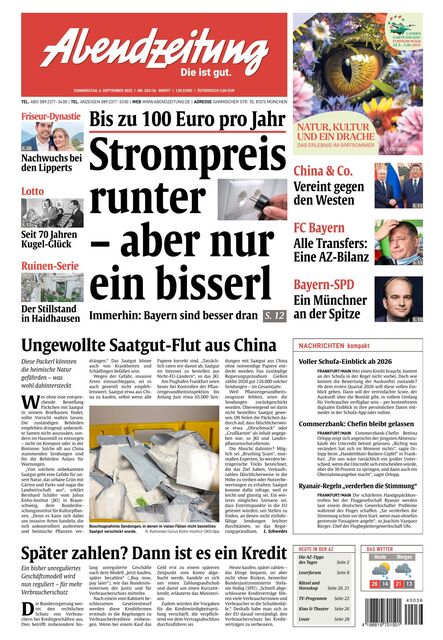 Abendzeitung 2025-09-04