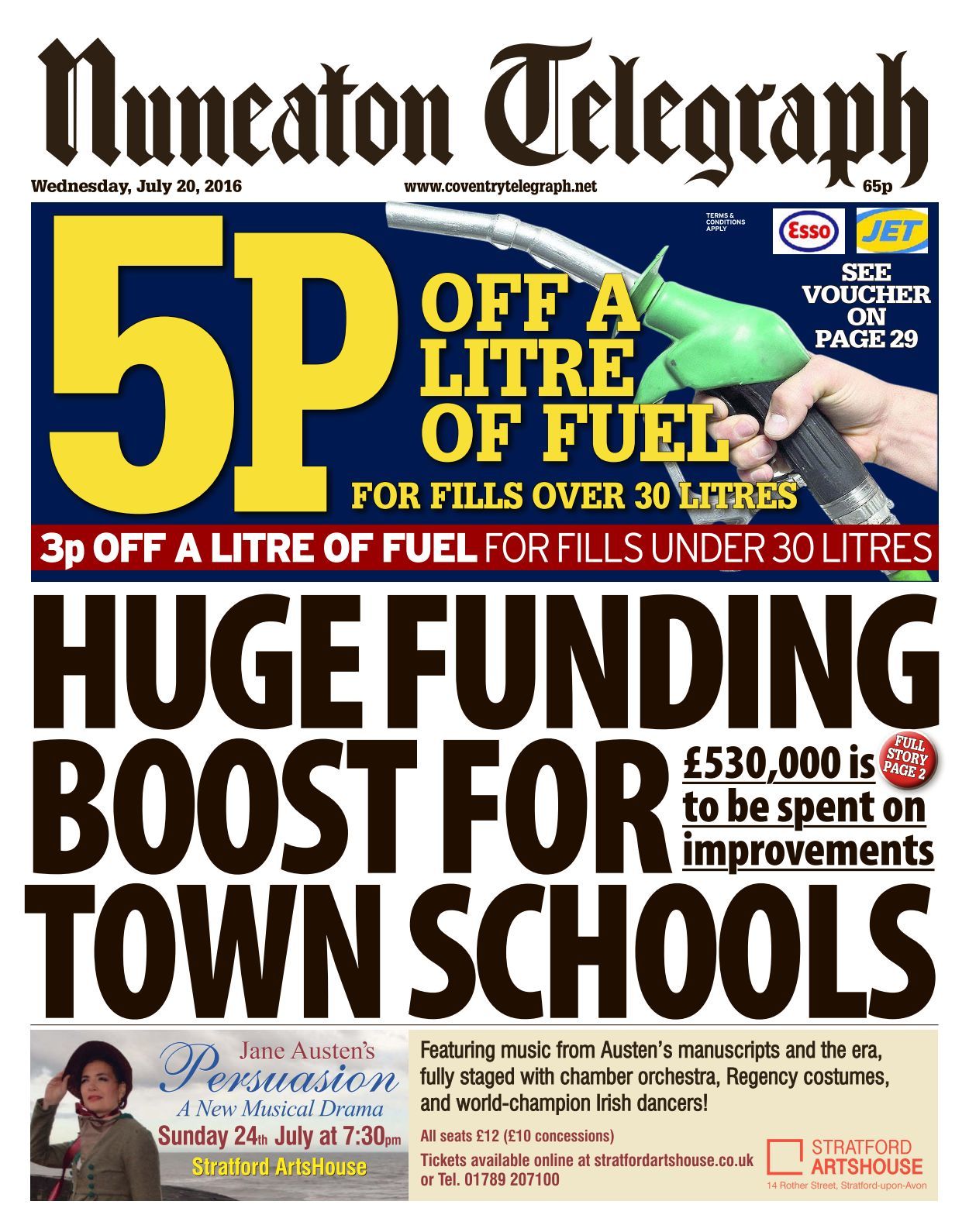 Nuneaton Telegraph 20160720