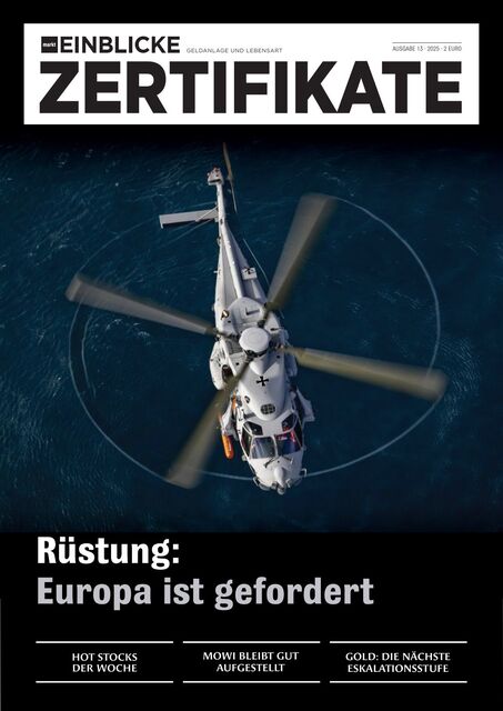 marktEINBLICKE Zertifikate Ausgabe 13/2025