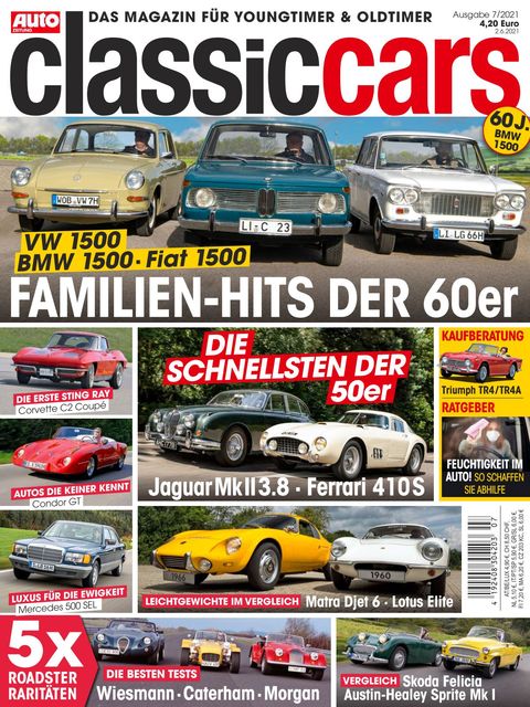 Auto Zeitung Classic Cars Ausgabe 7 2021