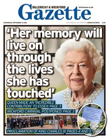 Billericay Gazette Newspaper 2022-09-14