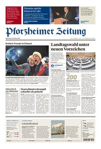 Pforzheimer Zeitung - Ausgabe Pforzheim 2026-02-18