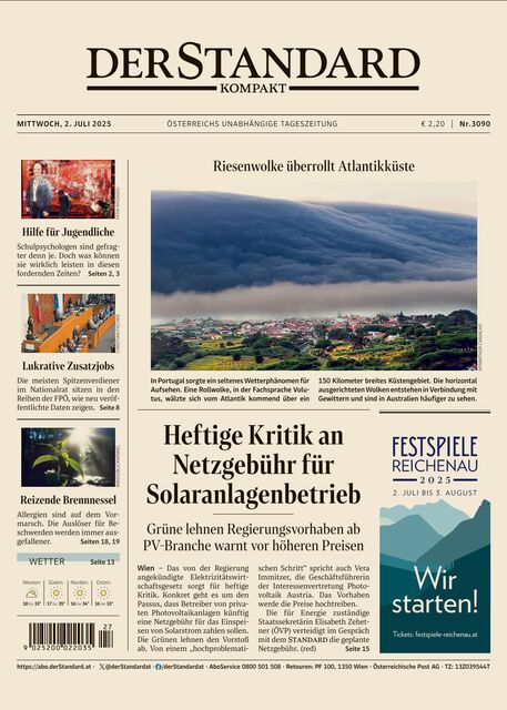 DER STANDARD Kompakt 2025-07-02