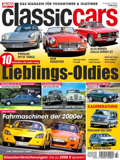 AUTO ZEITUNG classic cars Ausgabe 7/2026