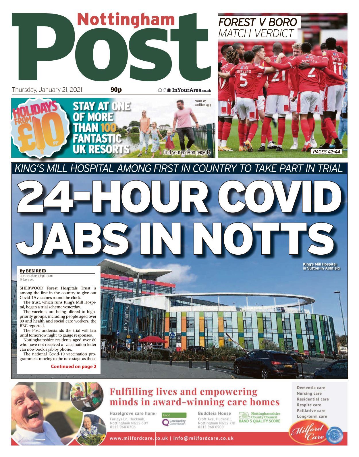 Nottingham Post 20210121