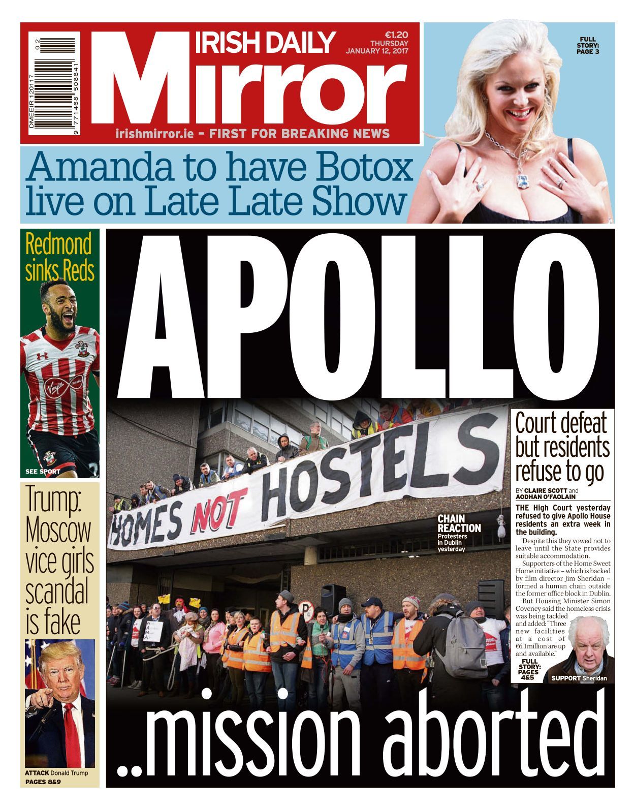 Irish Daily Mirror 20170112