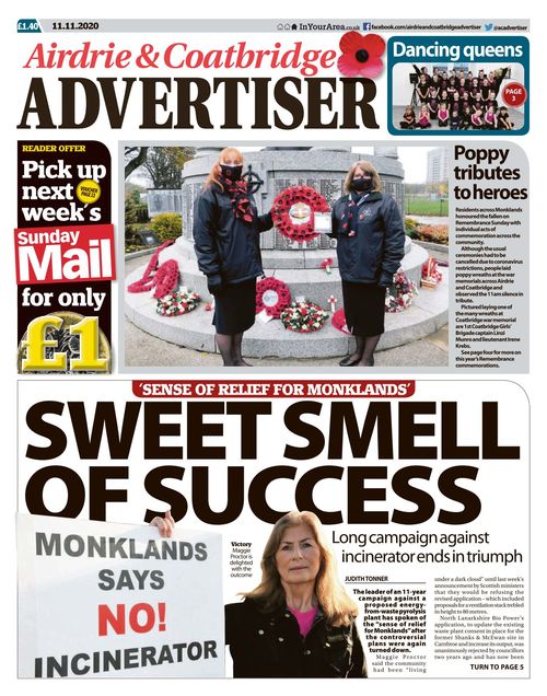 Airdrie & Coatbridge Advertiser 20201111