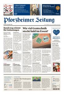 Pforzheimer Zeitung - Ausgabe Pforzheim 2025-12-05