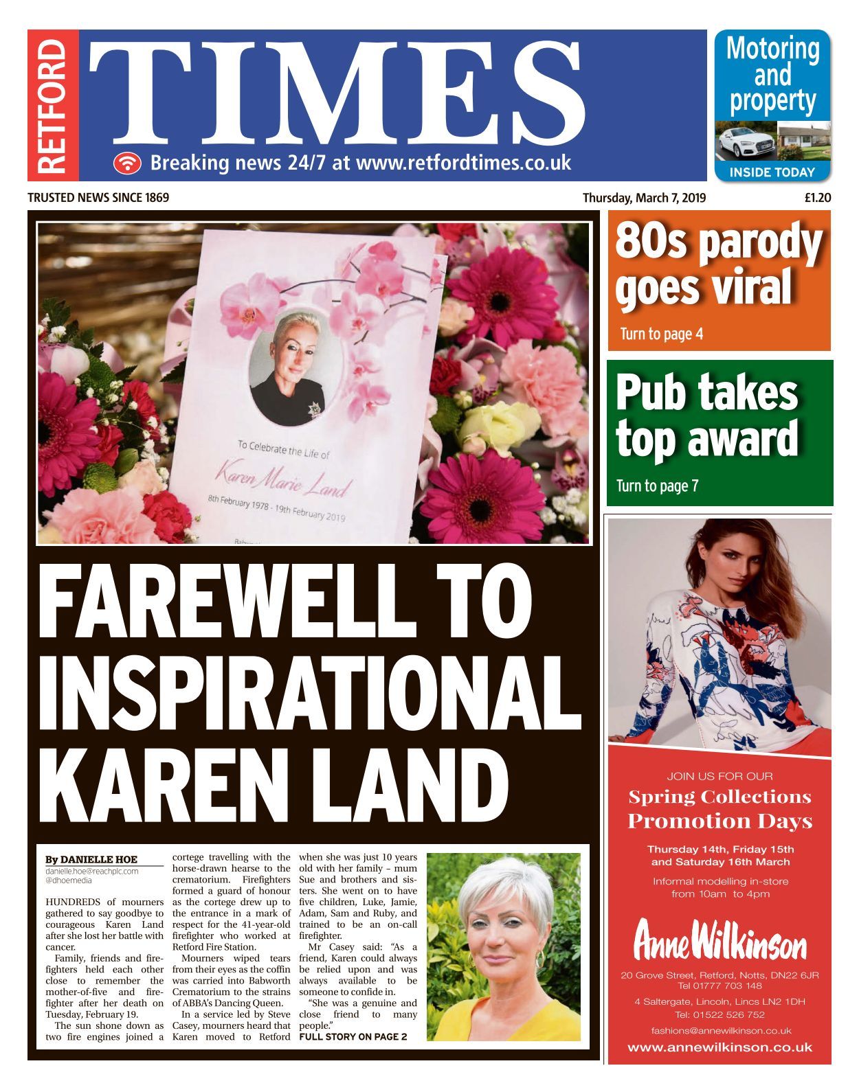 Retford Times 20190307
