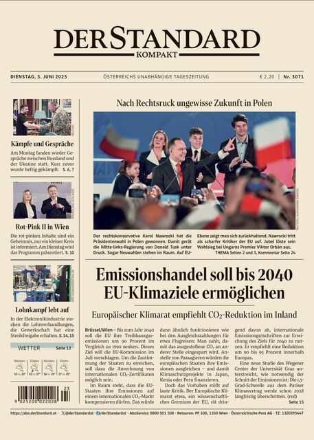 DER STANDARD Kompakt 2025-06-03
