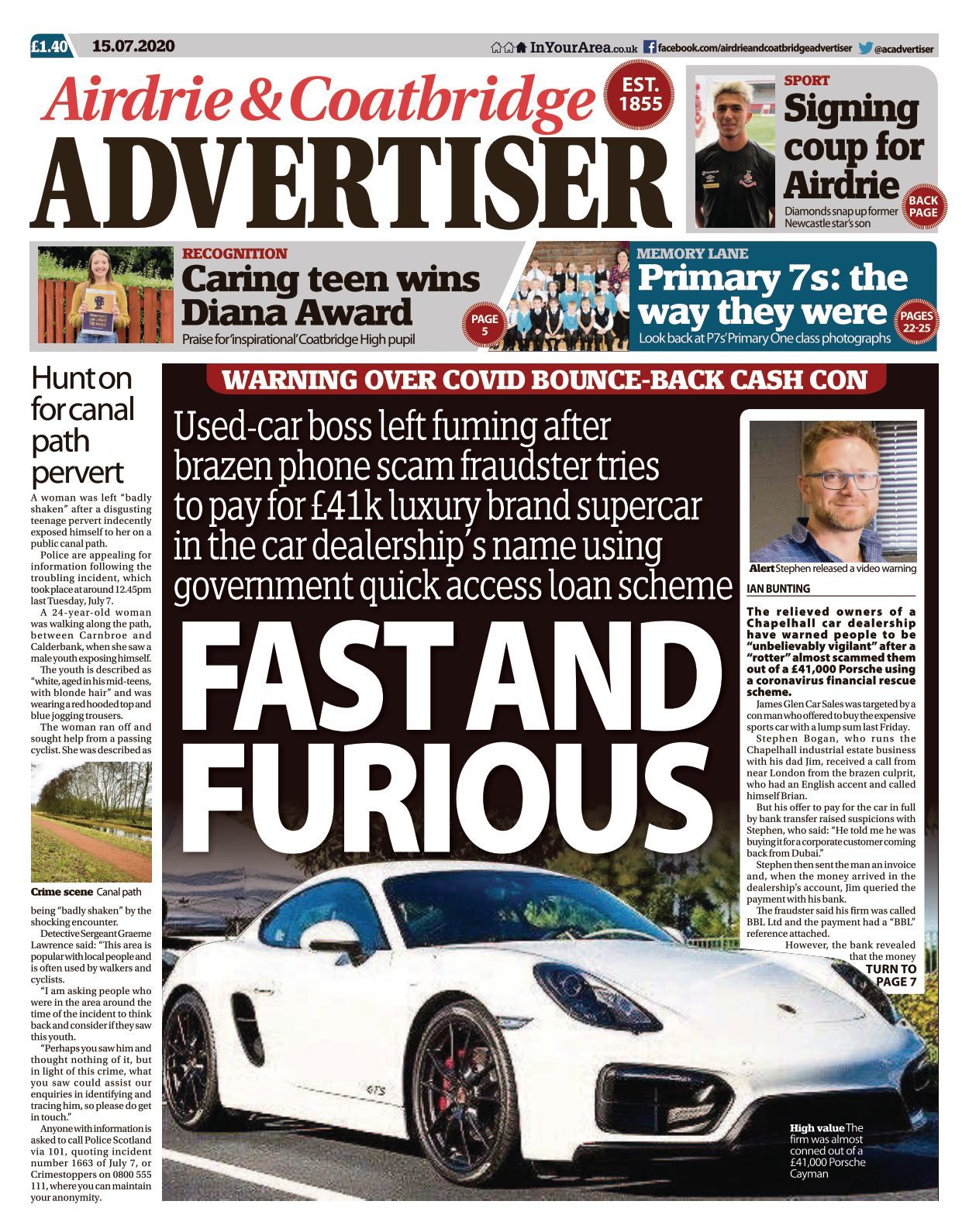 Airdrie & Coatbridge Advertiser 20200715