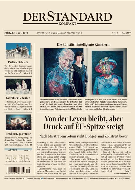 DER STANDARD Kompakt 2025-07-11