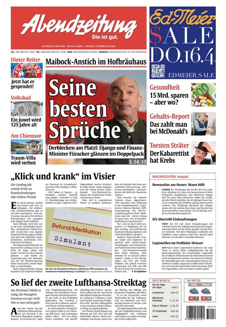 Abendzeitung 2026-04-15
