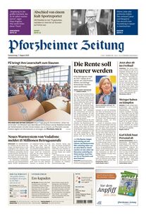 Pforzheimer Zeitung - Ausgabe Pforzheim 2025-08-07