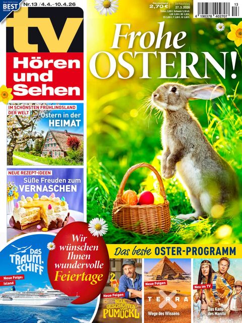 TV Hören und Sehen Zeitschrift Ausgabe 13/2026
