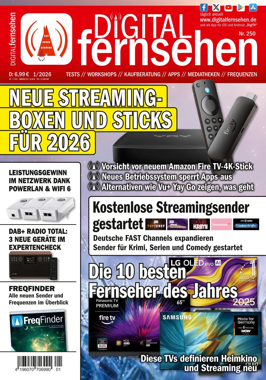 DIGITAL FERNSEHEN - Ausgabe 01/2026