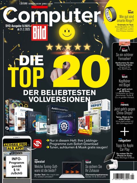 Computer BILD DVD Ausgabe 05/2025