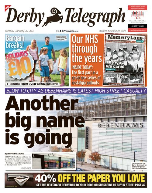 Derby Telegraph 2021 01 26