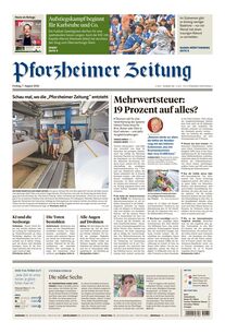 Pforzheimer Zeitung - Ausgabe Pforzheim 2026-08-07