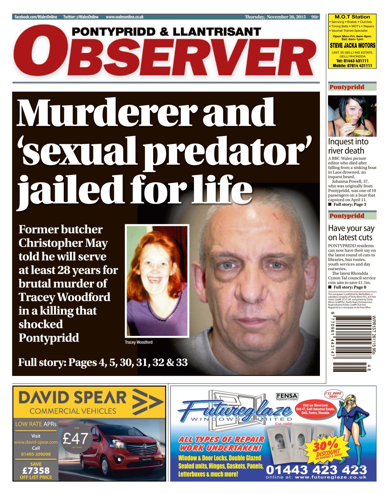 Pontypridd Observer 2015 11 26