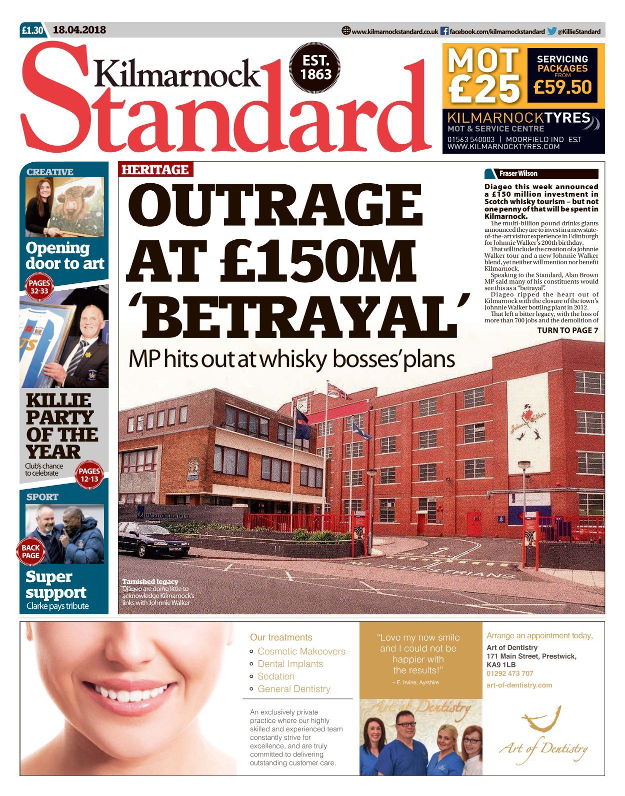 Kilmarnock Standard 20180418