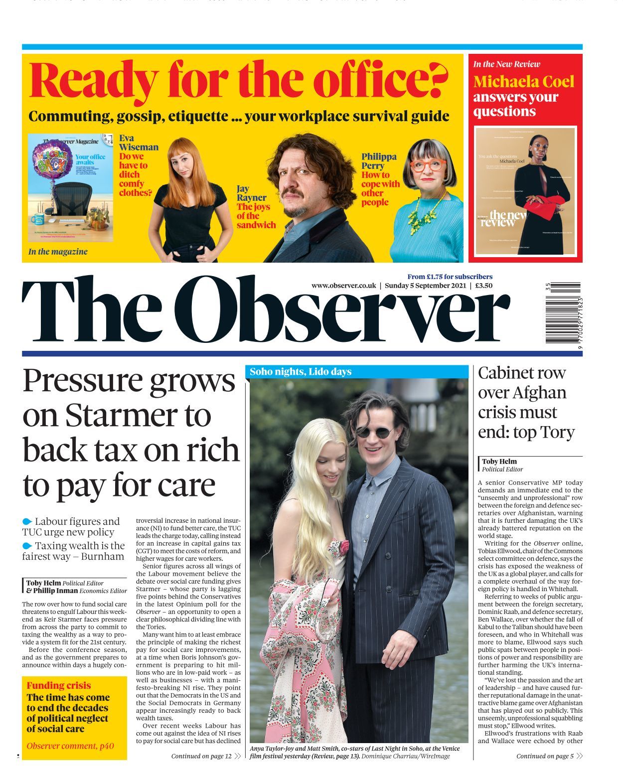 The Observer 21 09 05