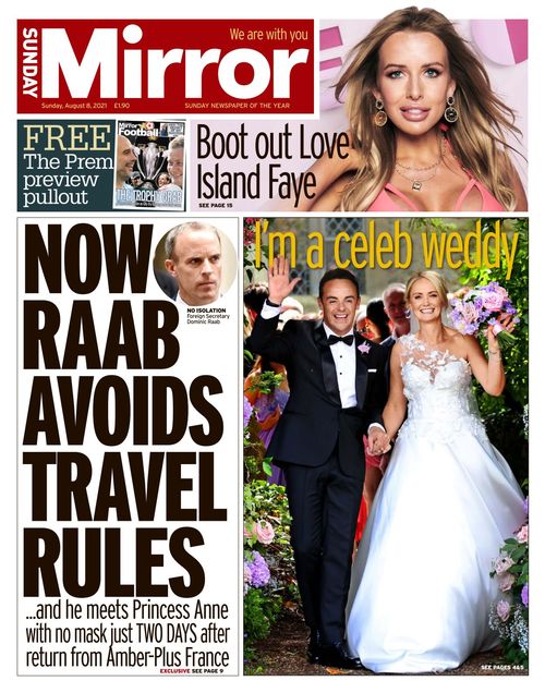 Sunday Mirror 2021 08 08