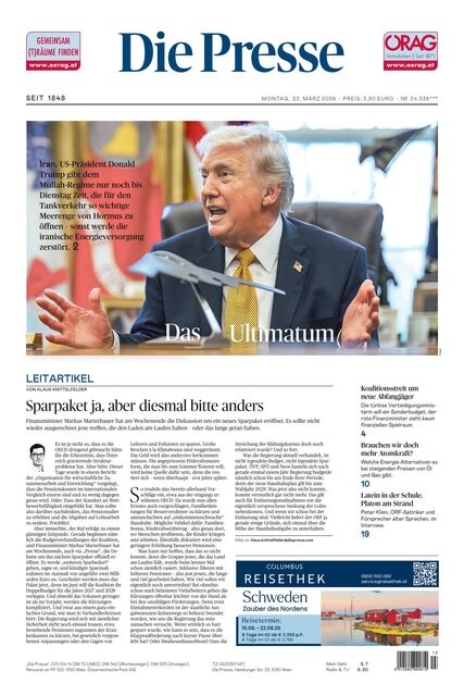 Die Presse 2026-03-23