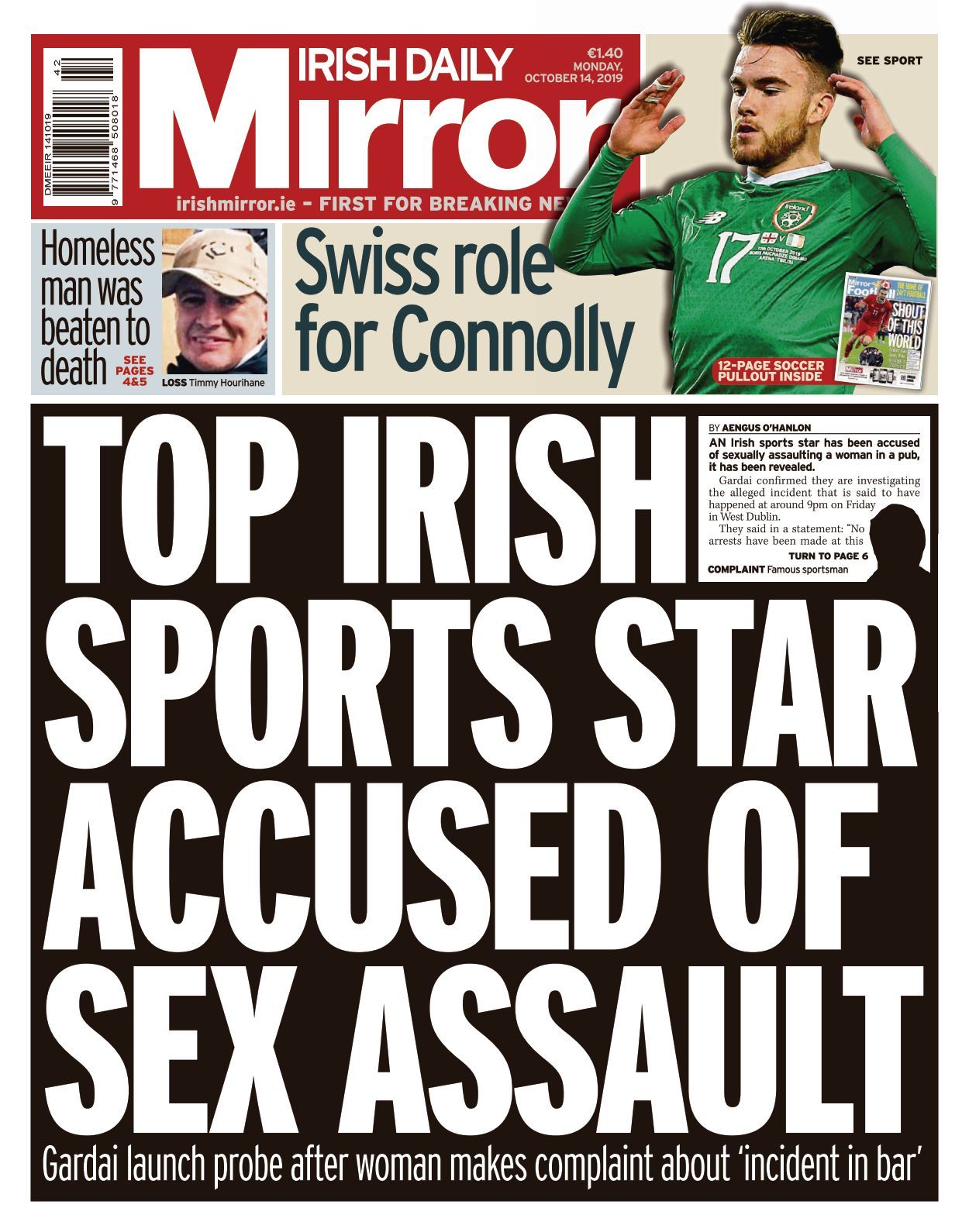 Irish Daily Mirror 20191014