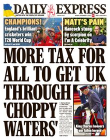 Daily Express Newspaper 2022-11-14
