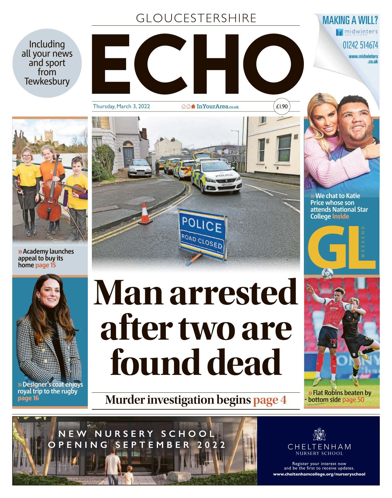 Gloucestershire Echo 2022 03 03