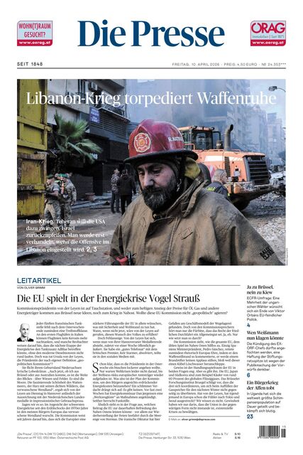 Die Presse 2026-04-10