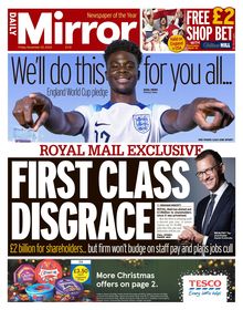Daily Mirror Newspaper 2022-11-25