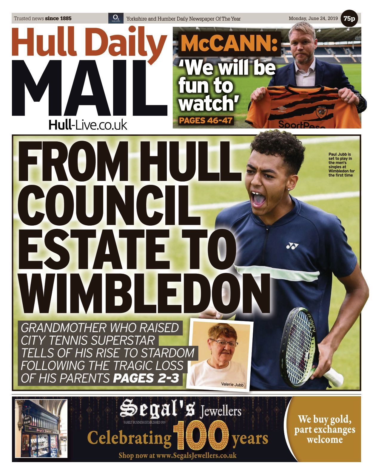 Hull Daily Mail 20190624