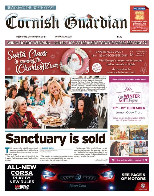 Cornish Guardian Newquay 2019 12 11