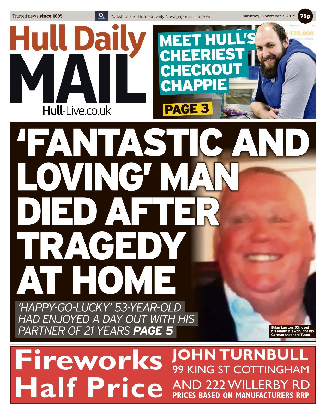 Hull Daily Mail 20191102