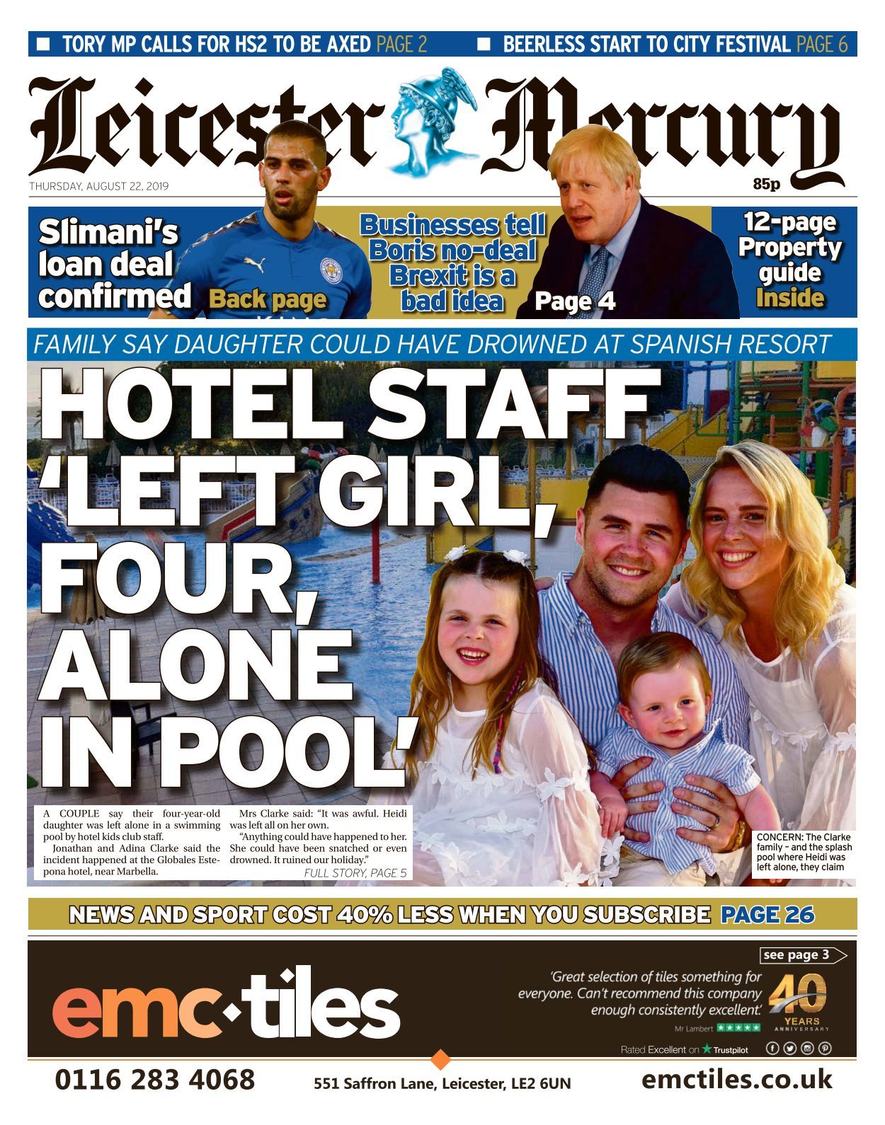 Leicester Mercury 20190822