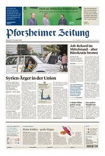 Pforzheimer Zeitung - Ausgabe Pforzheim 2025-11-05