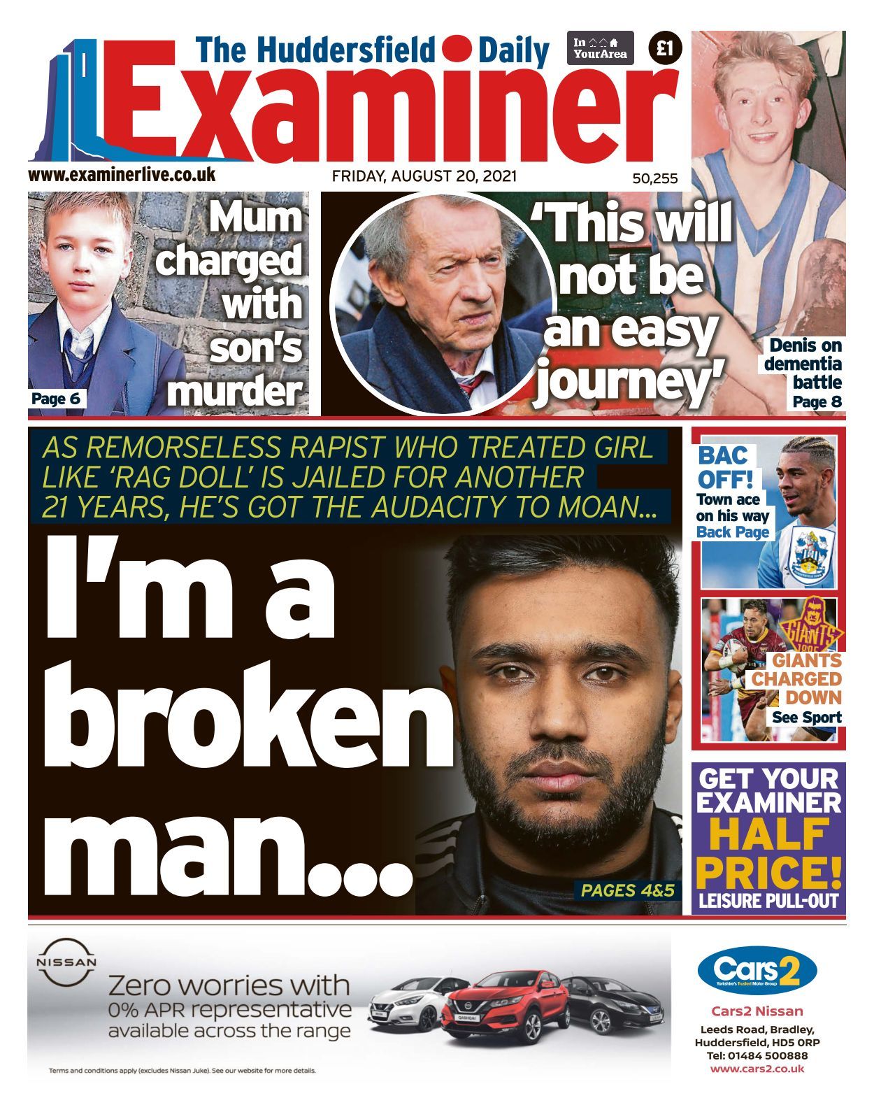 Huddersfield Examiner 2021 08 20