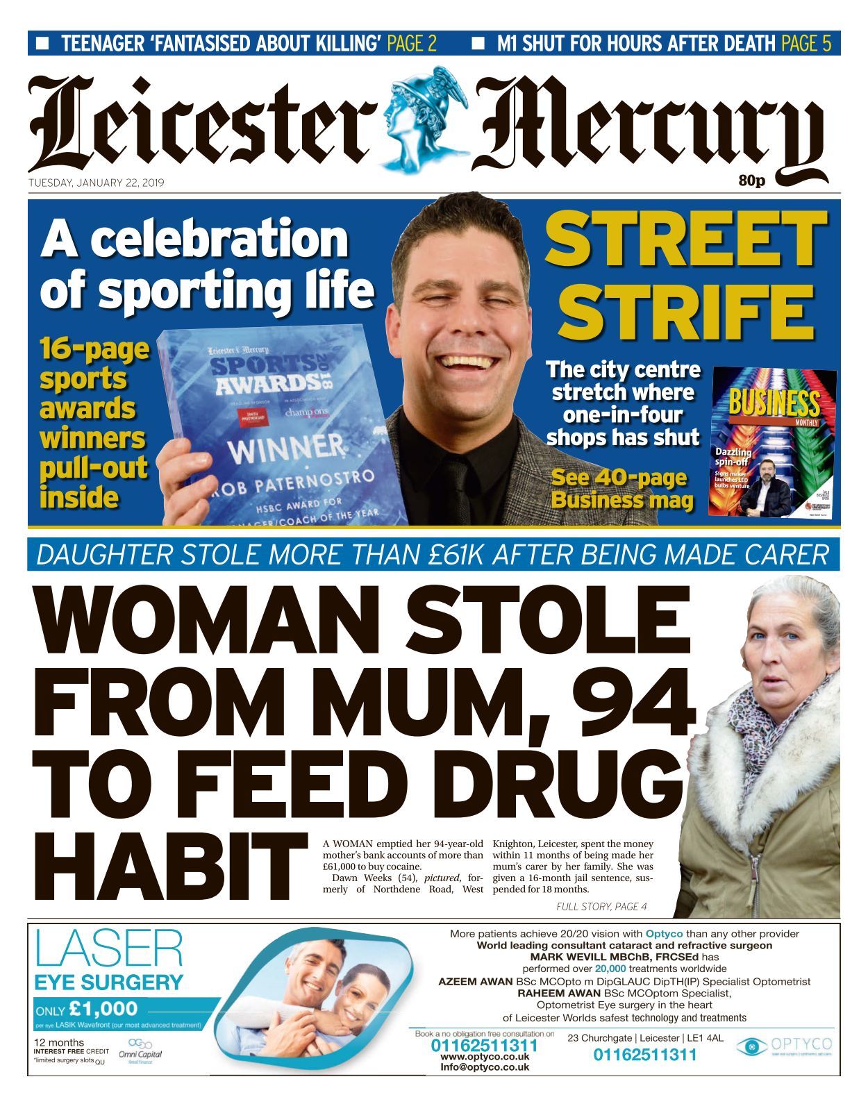 Leicester Mercury 20190122