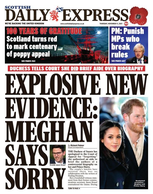 Scottish Daily Express 2021-11-11