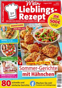 Mein Lieblingsrezept Ausgabe 8/2026
