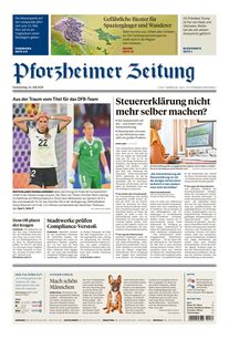 Pforzheimer Zeitung - Ausgabe Pforzheim 2025-07-24