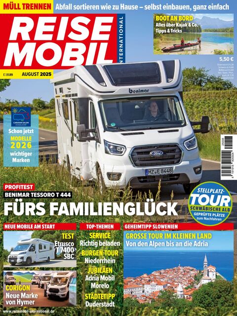 Reisemobil International Ausgabe 08/2025